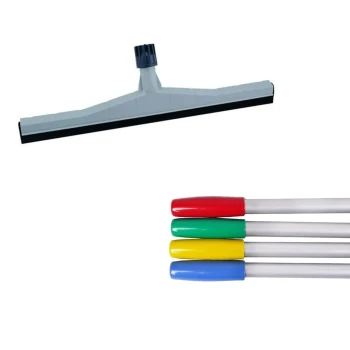 Mustik Floor Squeegee 45CM (Grey) With Aluminium Handle - IPC Pulex - Made in Italy