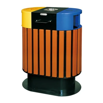 Two Compartment Iron Recycle Bin - Hygiene System - Made in China