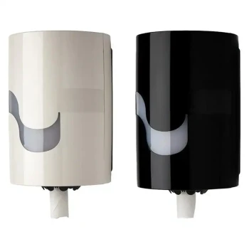 Megamini Dispenser For Center Feed Maxi Hand Towel (White & Black) - Celtex - Italy