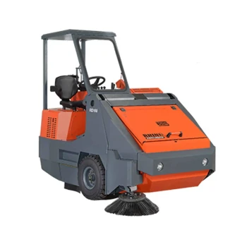 RD 160 Diesel Operated Heavy Duty Industrial Ride On Sweeper - Roots - Made in India