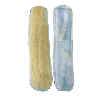 Natural Loofah Pad Long - Exfoliating Back Scrubber for Deep Body Cleansing