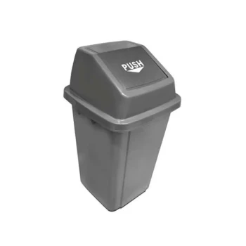 Garbage Bin without pedal (Push) 100 Ltr_49 x 49 x 87 cm