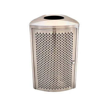 Commercial Trash Bin Brushed Finish | 35 Liters