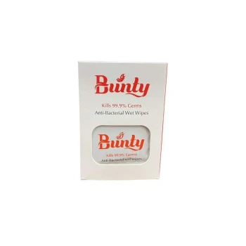 Wipes BUNTY - Anti Bacterial Wet wipes Single Pcs (1x10pcs)