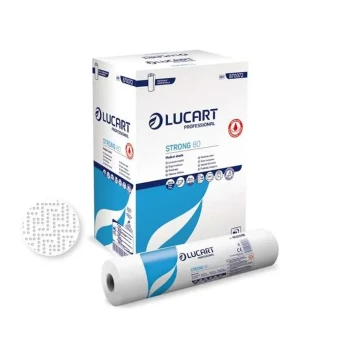 LUCART Italy Couch Roll 2 Ply ,STRONG,Embossed,Pure Pulp, 50 x 50m 6 Rolls