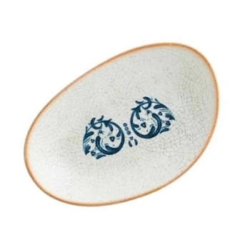 Vago Oval Plate Viento 15*8.5CM Colored Plate