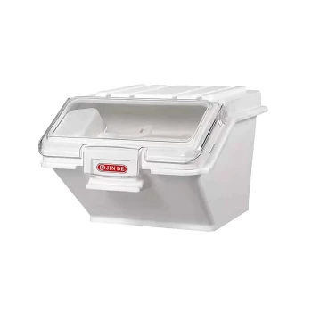 24-Liter White Ingredient Bin