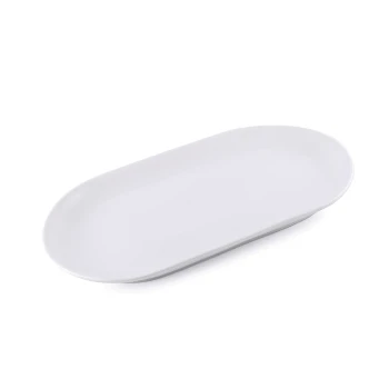 Ivory Porcelain Meal Oval Plate