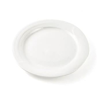 Ivory Porcelain Plate Castillo Design