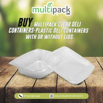 CLEAR DELI CONTAINERS-Plastic Deli Containers with or without Lids