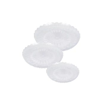 CRYSTAL PLATES ROUND 30 CM