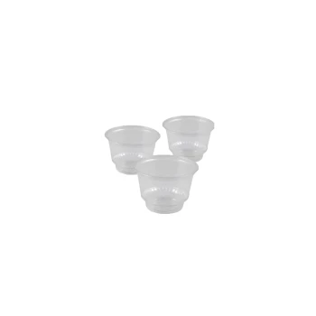 CLEAR PET ICE CREAM CUP 6 OZ