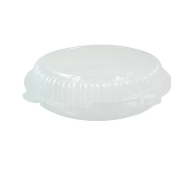 CLEAR ROUND BAKERY CONT. P1002 W/LID(SHALLOW)