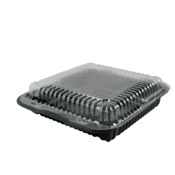 BLACK BAKERY SQUARE CONT. 252H1 WITH LID