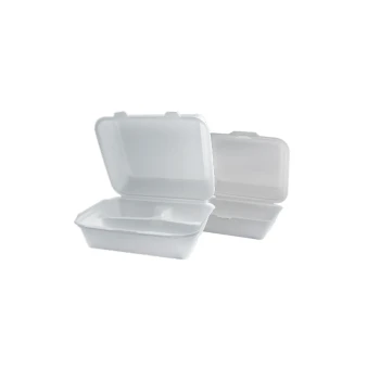 FOAM LUNCH BOX LB2 PLAIN