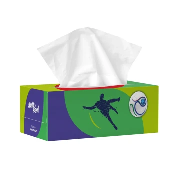 30 Boxes Soft n Cool World Cup Edition Facial Tissues | 130 Sheets x 2 Ply
