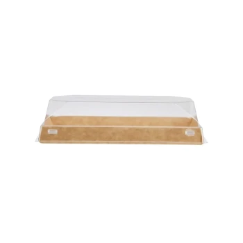 Paper Sushi Containers With Clear Lid