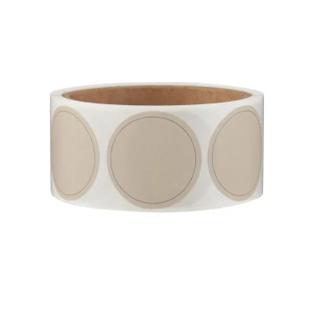 Plain Beige Sticker Roll 250 Pieces