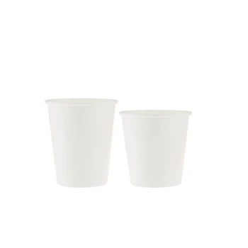 White Single Wall Paper Cups - 7 oz & 8 oz (500 Pieces Each)