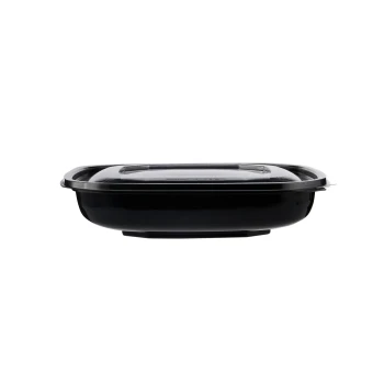 Square Salad Bowl With Clear Lid