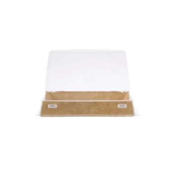 Paper Pastry Containers With Clear Lid
