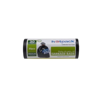 Black Heavy Duty Garbage Bag Roll