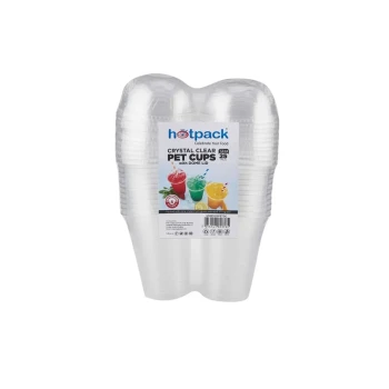 PET Clear Juice Cup with Dome Lids