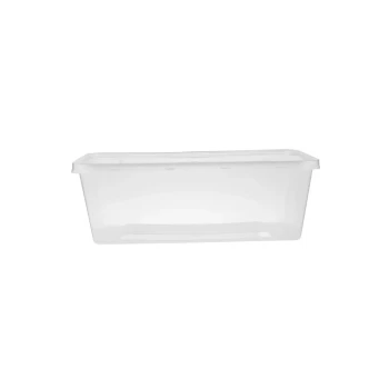 Clear Rectangle Microwave Container