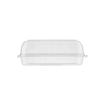 PET Clear Hotdog Container