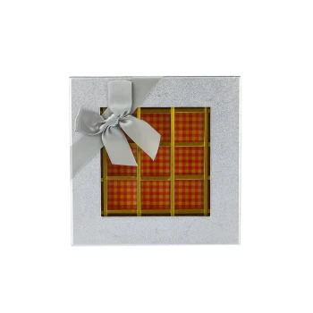Chocolate Gift Box Square Shape 16 Division - 1 Piece