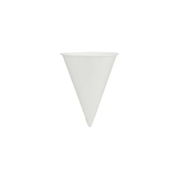 White Paper Cone Cups 4.5 oz