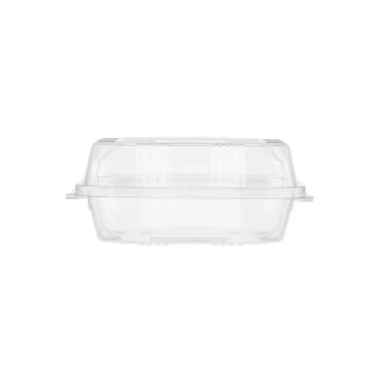 Clear Square Hinged Box
