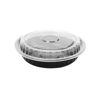 Black Base Round Container 12 Oz 300 Pieces