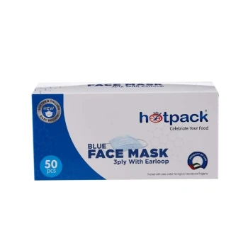 3 Ply Blue Face Mask with Ear Loop