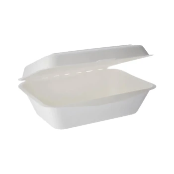 Bio-Degradable Hinged Container 7x5 Inch 500 Pieces