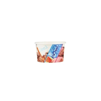 80ml Paper Ice Cream Cup 1000 Pieces