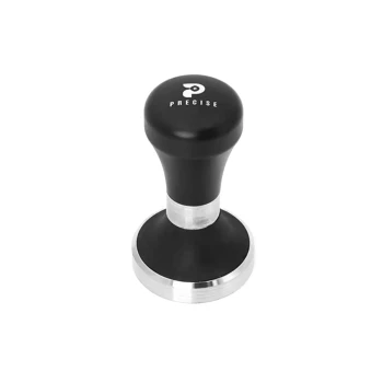 Precise Black Metal Handle Tamper, 58.4mm