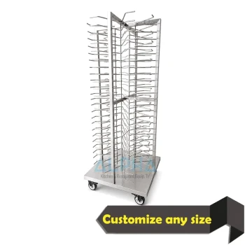 Stainless Steel Plate Stacking Trolley