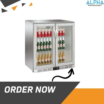 Steel Bar Cooler Double Door