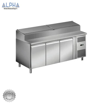 Salad counter chiller 3 Doors