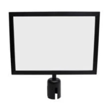 A4 Horizontal Black Info Board Cap