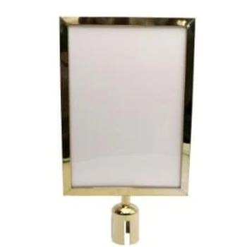 A3 Vertical Gold Info Board Cap