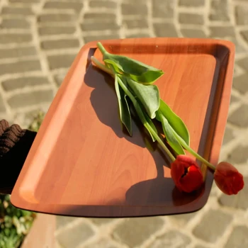 Wooden Serving Tray Anti Skid Finish