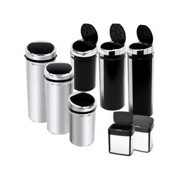 Trash Bin with Sensor Lid