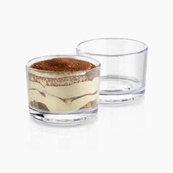 POLOPLAST CHARLOTTE CUP 180 CC PS TRANSPARENT Ø8 H5,9 CM (PLASTIC)