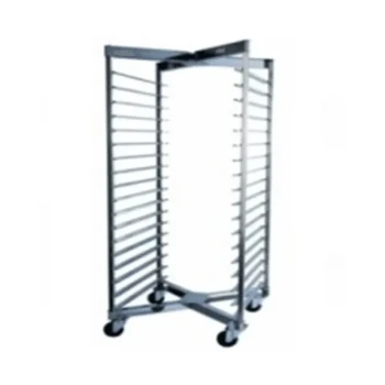 Rotary oven trolley