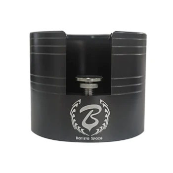 Barista espresso tamping station | New Space Black - 53mm