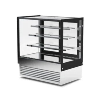 Cake Display - CS1000ER3 Tecno Brise - 3 Glass Shelves