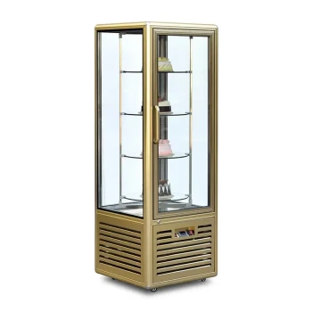 Standing Cake Display with Rolling Shelves - FG418L-AL