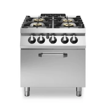 Gas Range Pressed Worktop - 4 Burners - Gas Oven